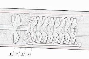 rotor for rotating electromagnetic field. avs chamber with knives.