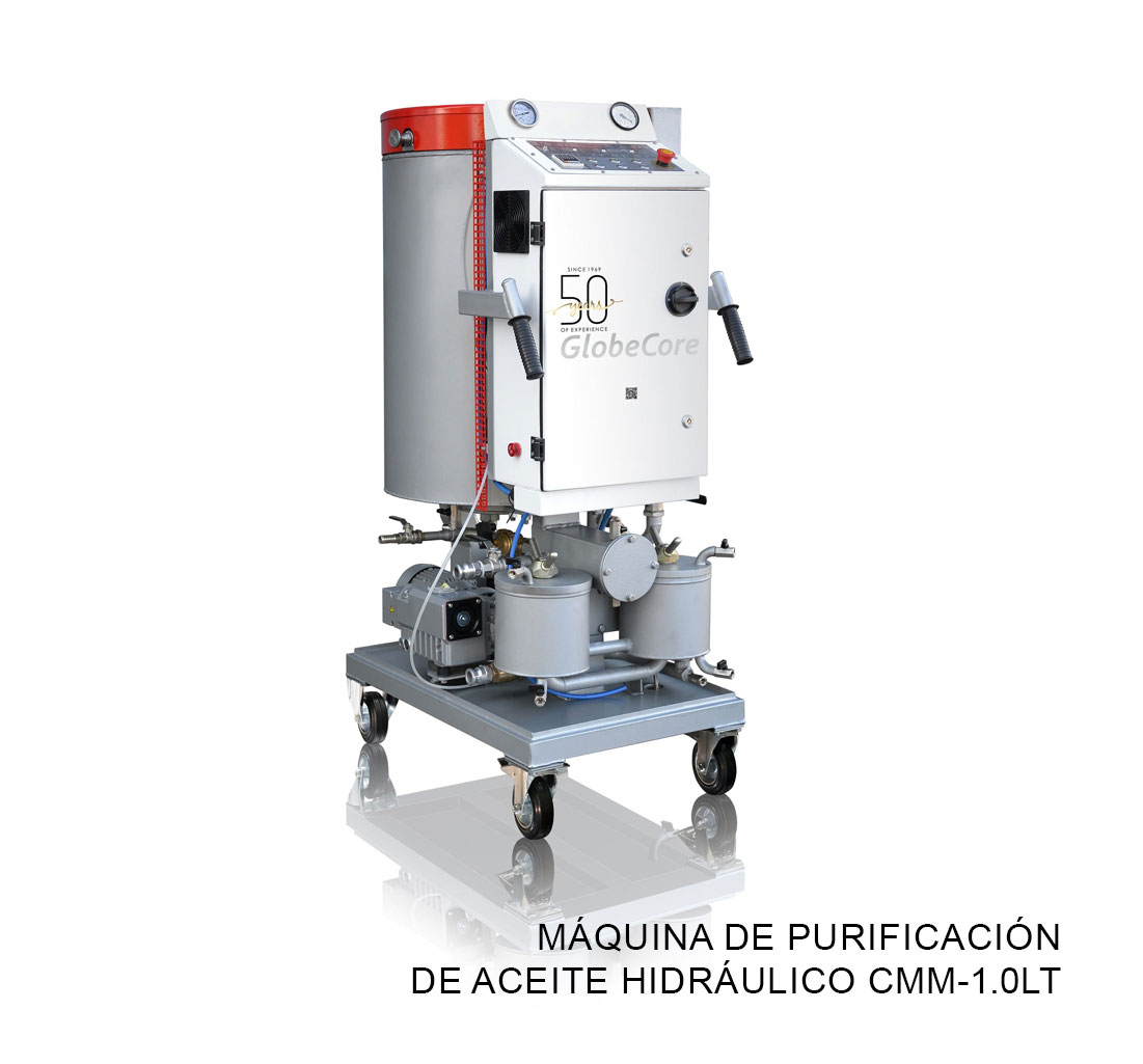 Máquina de purificación de aceite hidráulico CMM-1.0LT