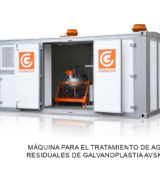 Máquina para el tratamiento de aguas residuales de galvanoplastia AVSk-150