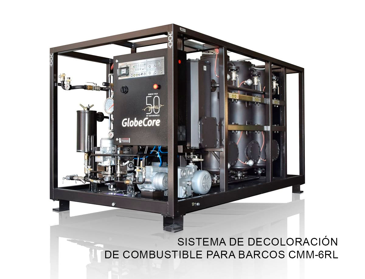 Sistema de decoloración de combustible para barcos CMM-6RL