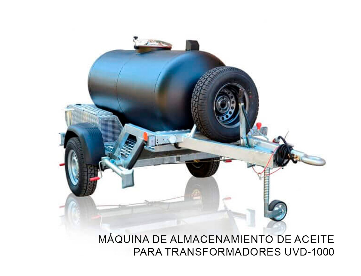 Máquina de almacenamiento de aceite para transformadores UVD-1000