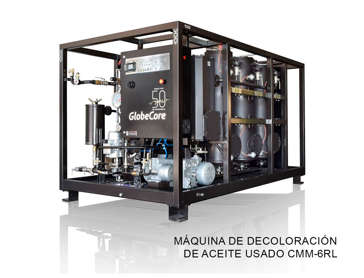 Máquina de decoloración de aceite usado CMM-6RL