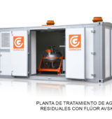 Planta de tratamiento de aguas residuales con flúor AVSk-150
