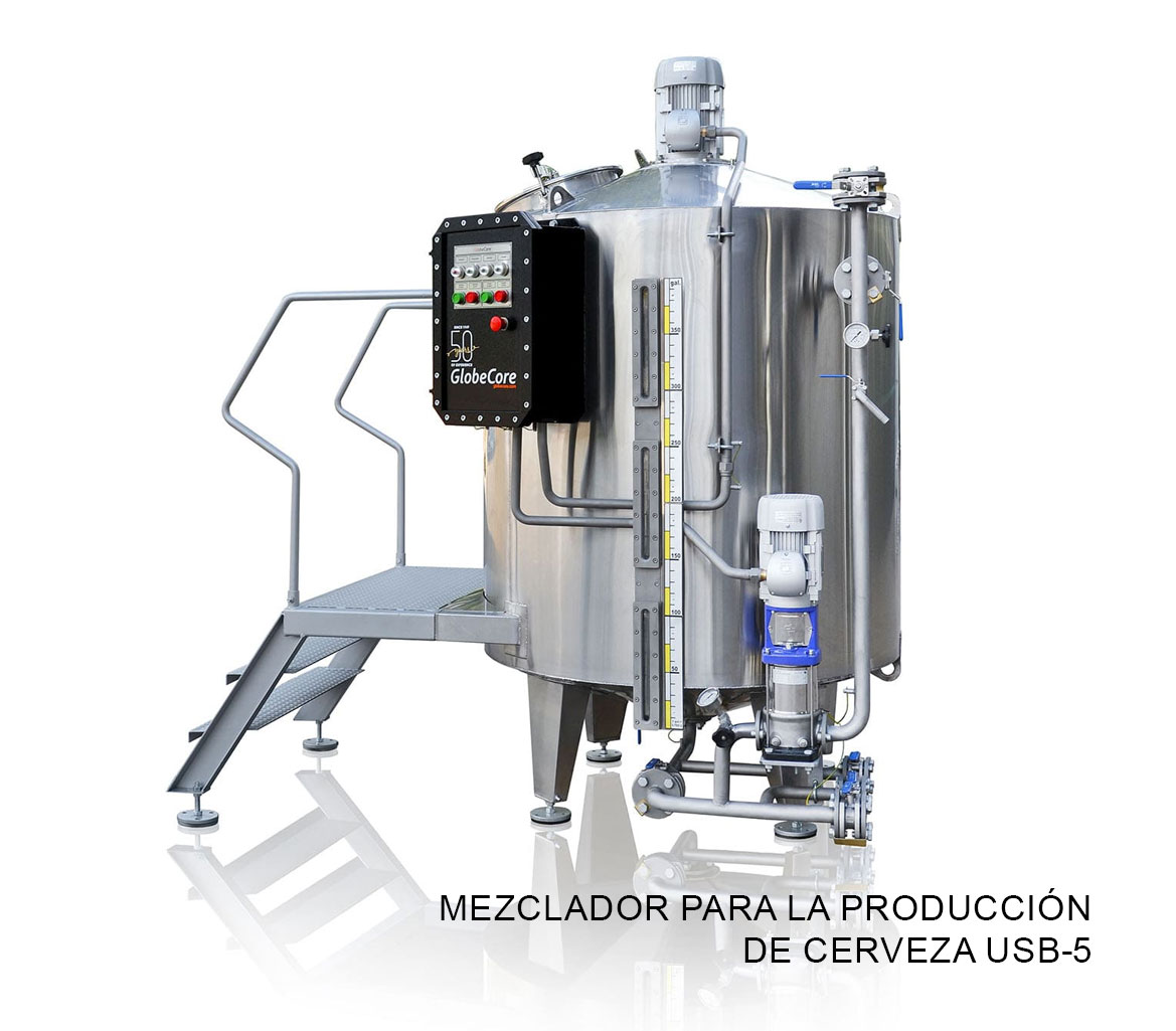 Mezclador para la producción de cerveza USB-5