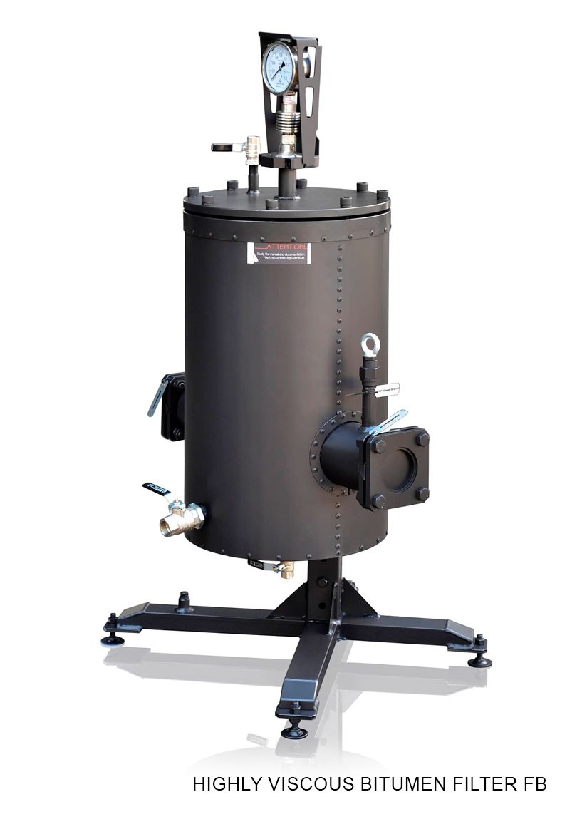 Highly viscous bitumen filter FB
