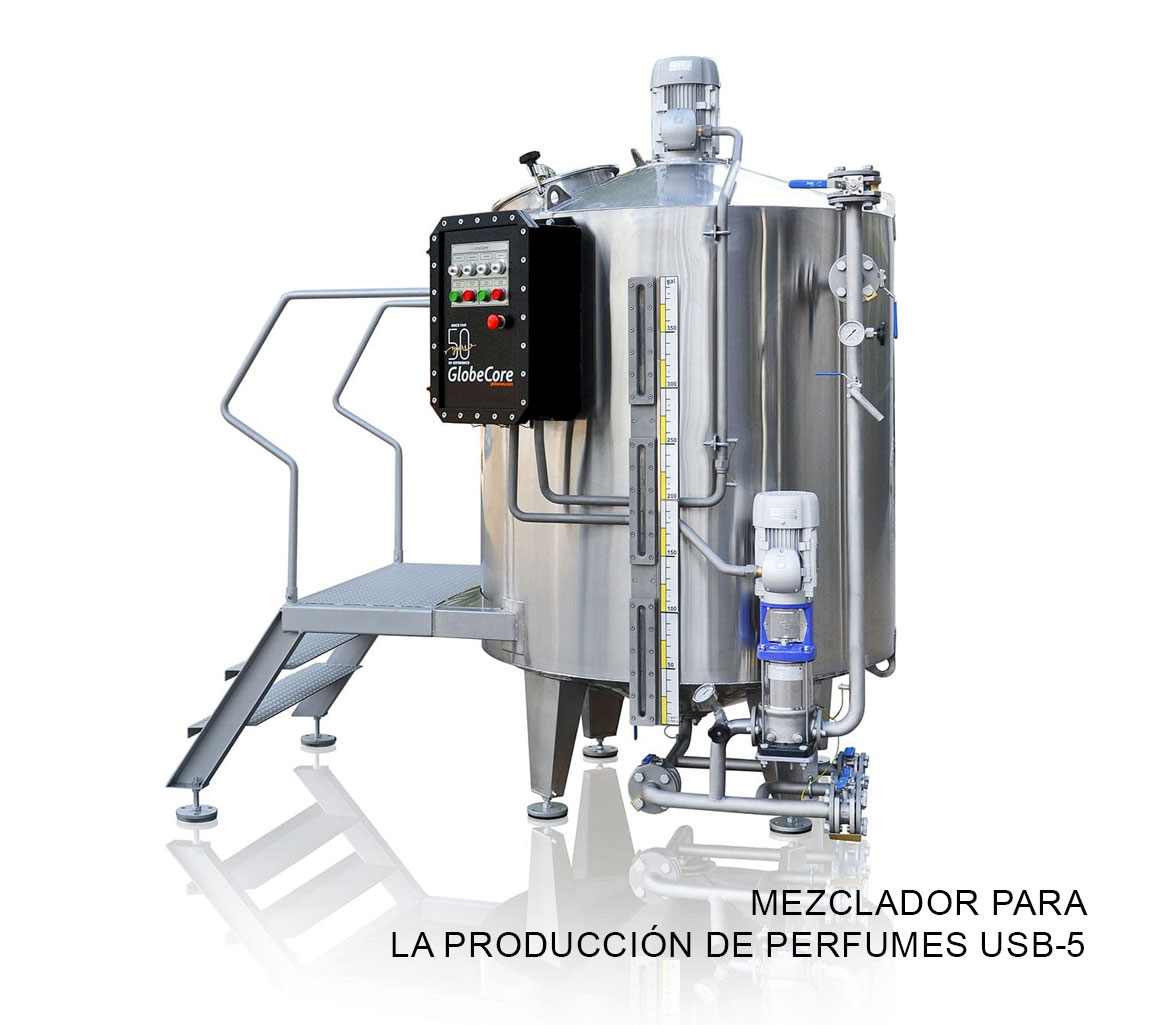 Mezclador para la producción de perfumes USB-5