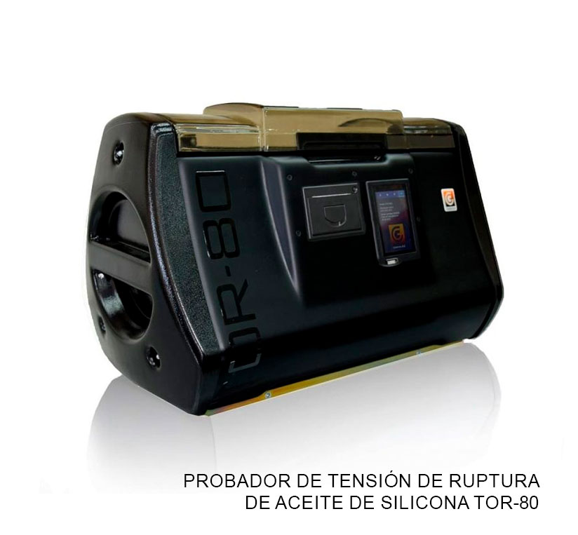 Probador de tensión de ruptura de aceite de silicona TOR-80