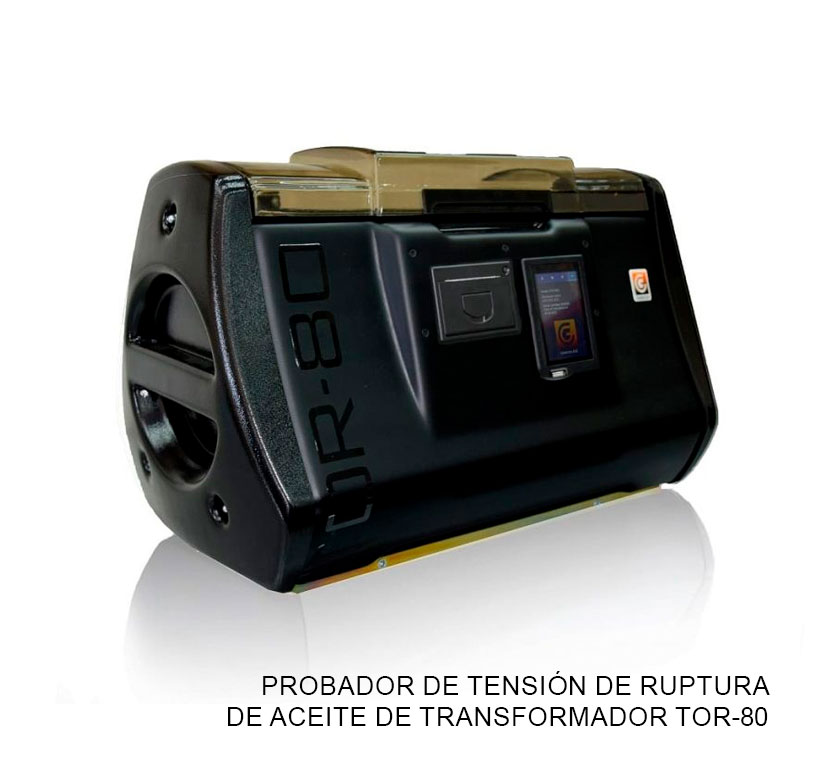 Probador de tensión de ruptura de aceite de transformador TOR-80