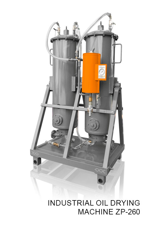 Industrial oil drying machine ZP-260