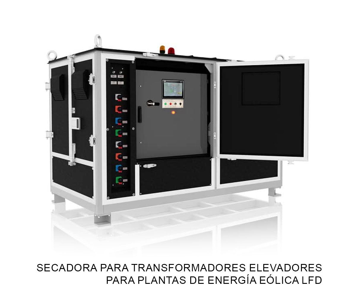 Secadora para transformadores elevadores para plantas de energía eólica LFD