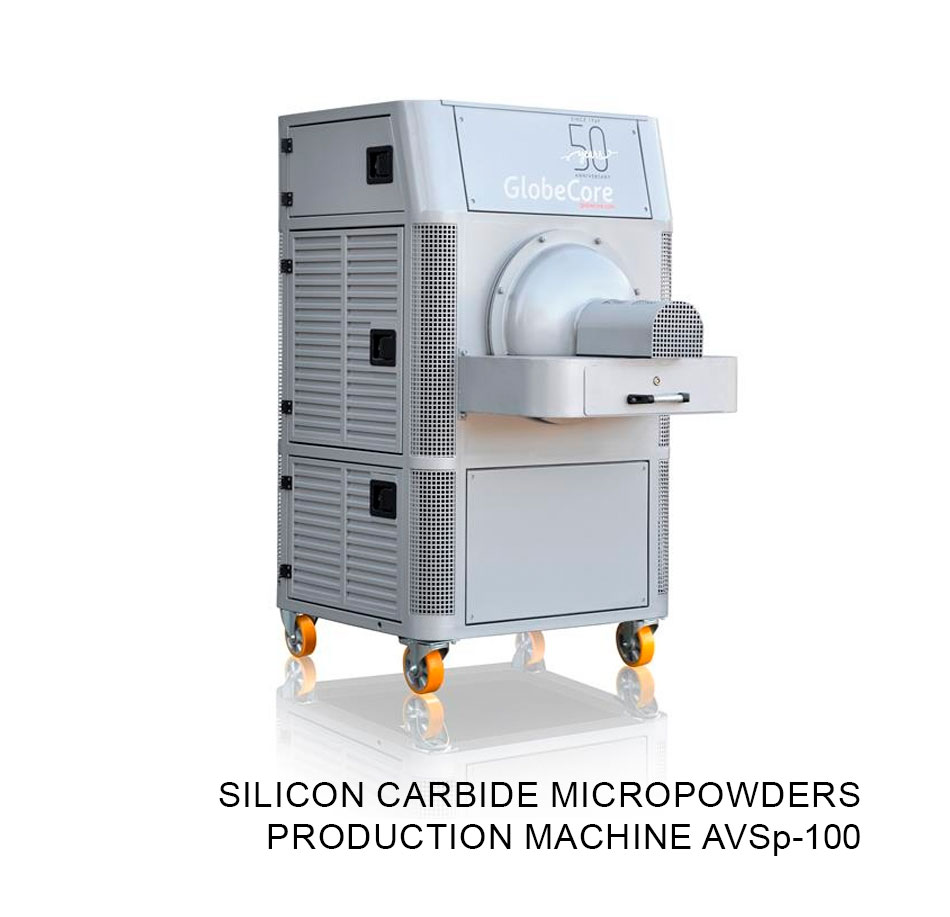 Silicon carbide micropowders production machine AVSp-100