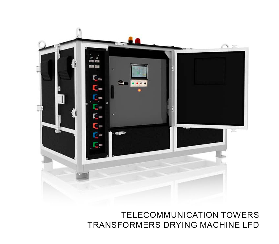 Telecommunication towers transformers drying machine LFD
