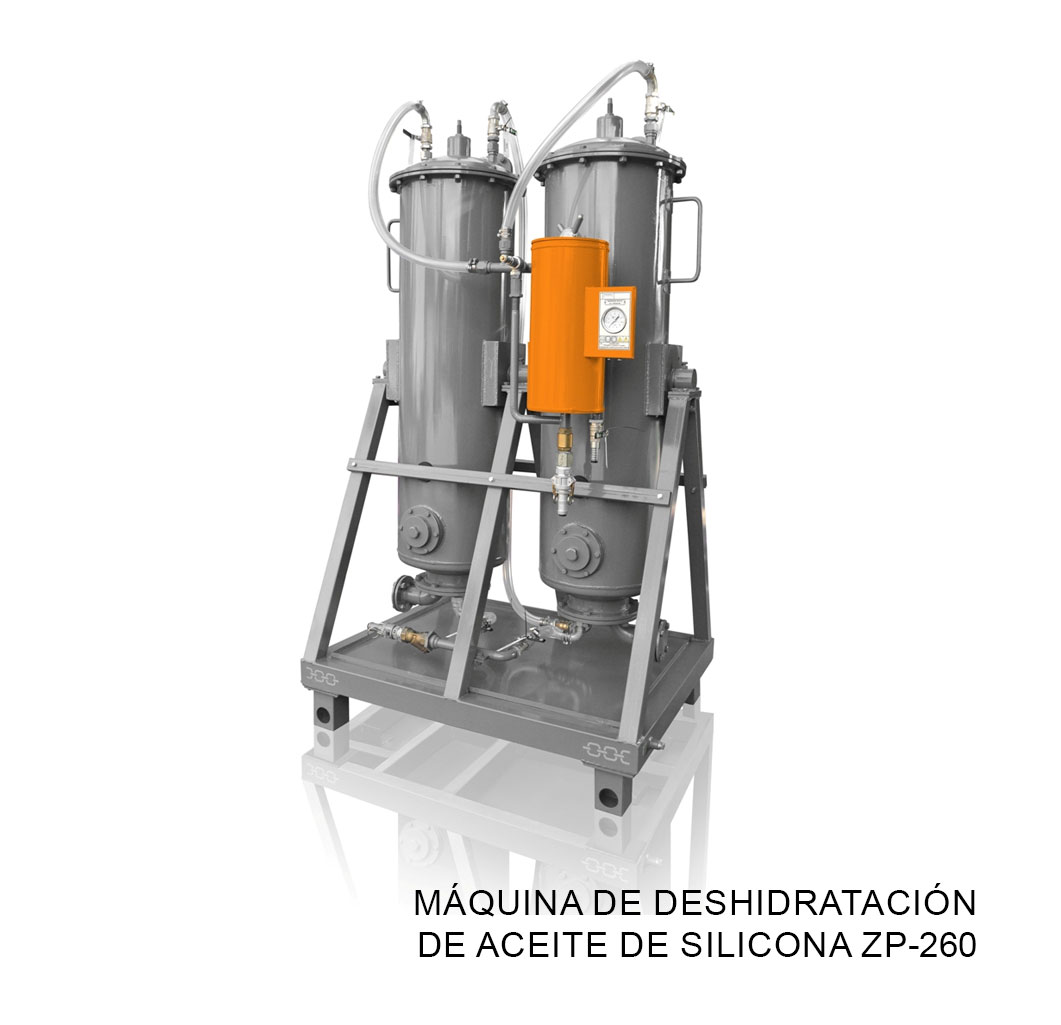 Máquina de deshidratación de aceite de silicona ZP-260