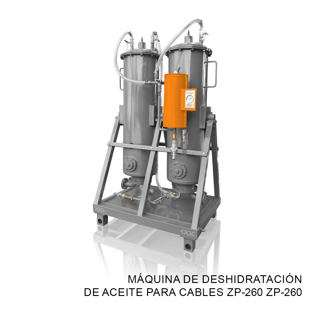 Máquina de deshidratación de aceite para cables ZP-260