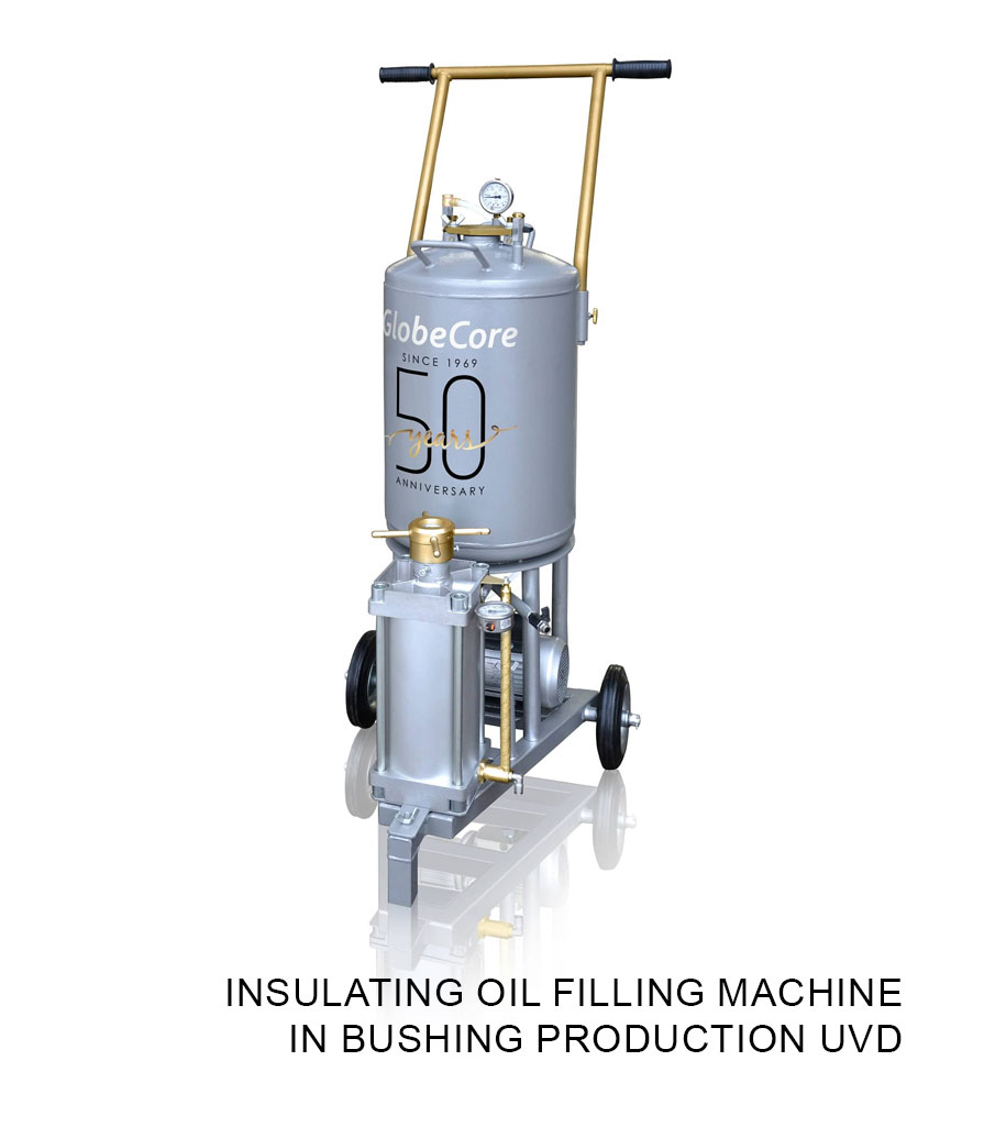 Insulating oil filling machine in bushing production UVD