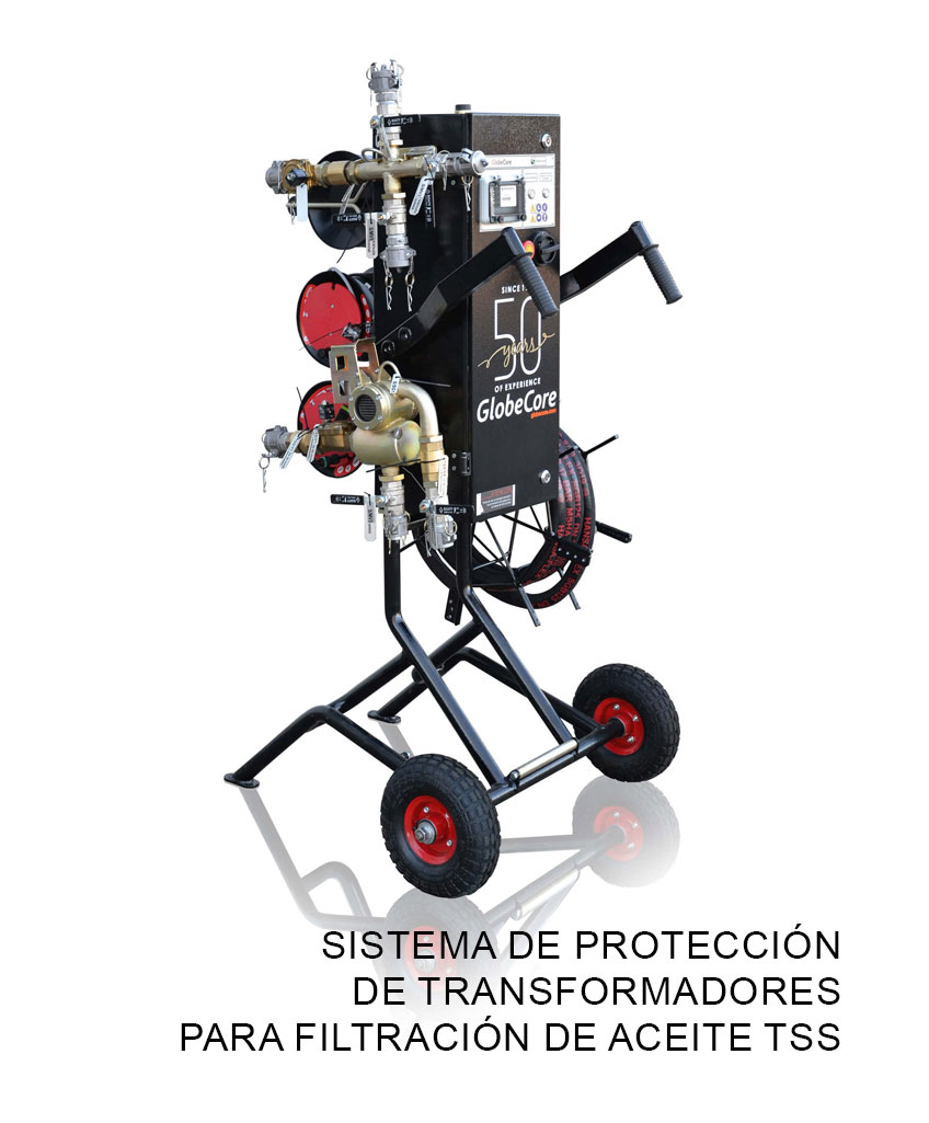 Sistema de protección de transformadores para filtración de aceite TSS