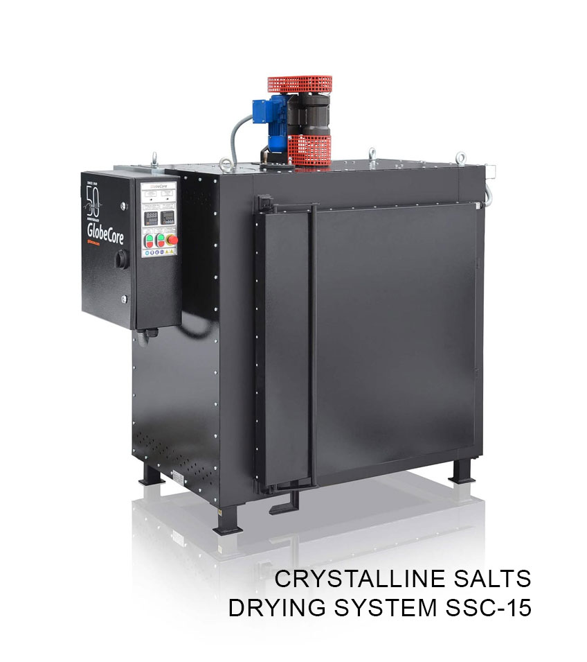 Crystalline salts drying system SSC-15