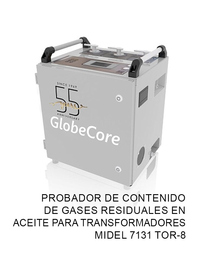 Probador de contenido de gases residuales en aceite para transformadores Midel 7131 TOR-8