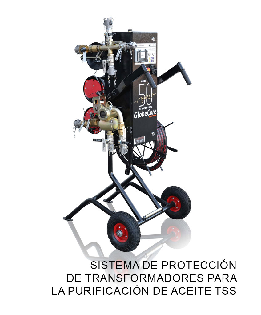 Sistema de protección de transformadores para la purificación de aceite TSS