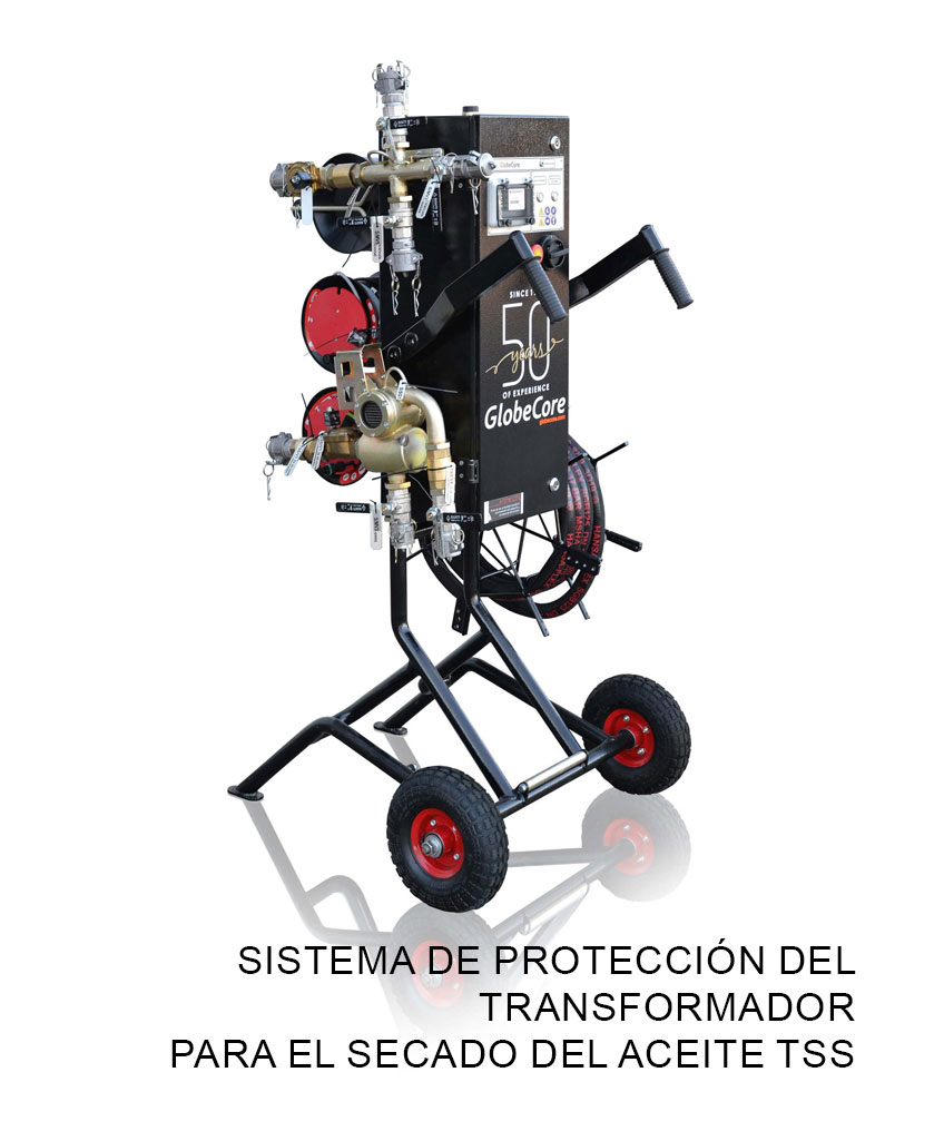 Sistema de protección del transformador para el secado del aceite TSS