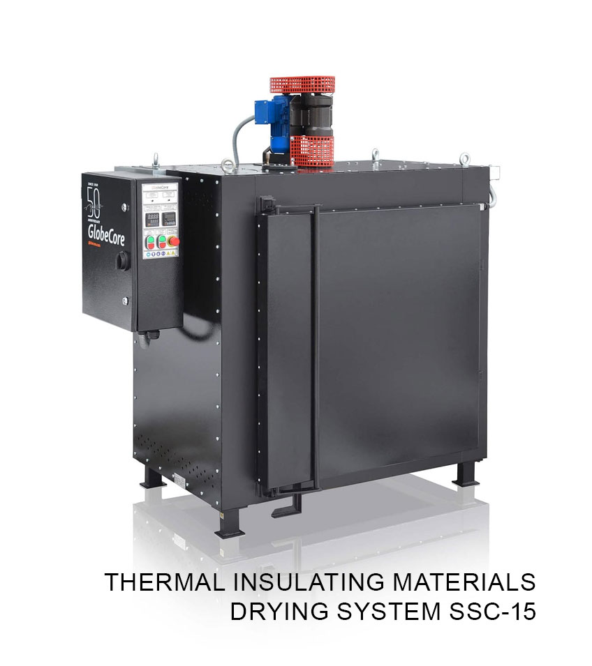 Thermal insulating materials drying system SSC-15