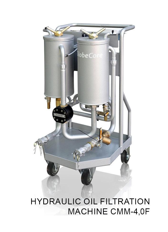 Hydraulic oil filtration machine CMM-4,0F